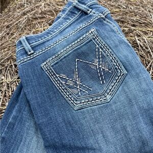 Wrangler Boot Cut Jeans in Classic Blue